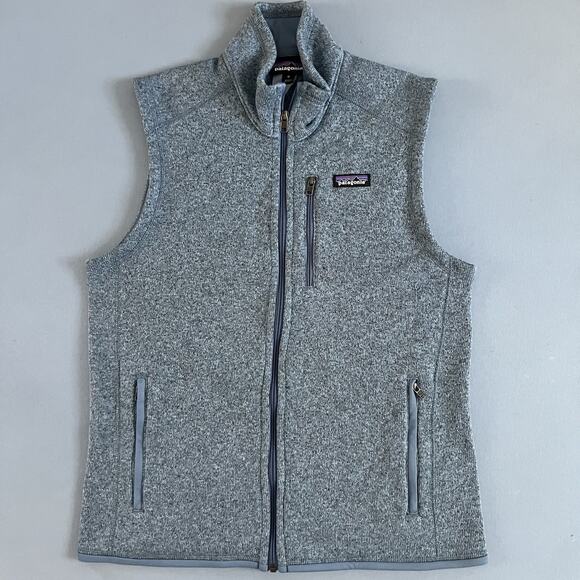 Patagonia Better Sweater Fleece Pigeon Blue Zip Up Vest - Picture 1 of 6